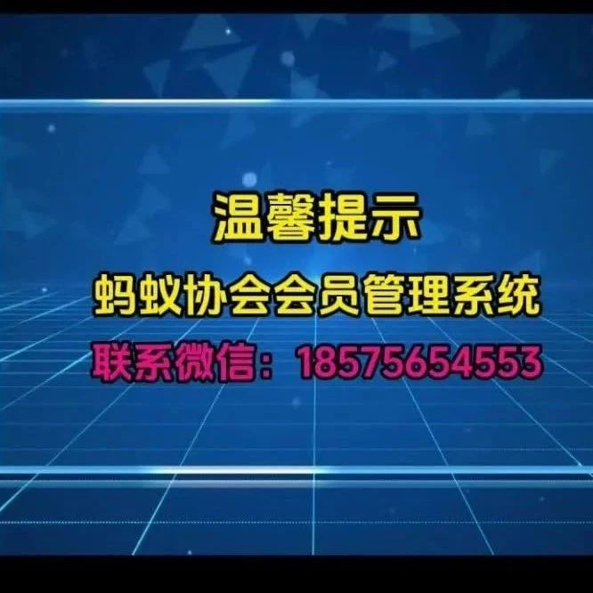 蚂蚁协会会员管理系统后台 — 会员管理功能及订单管理功能介绍。