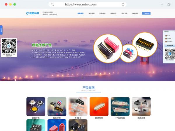 网站定制案例—珠海诚思科技有限公司